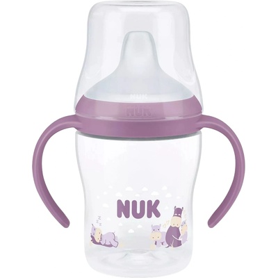 Nuk Шише NUK Perfect Match - С накрайник за сок, TC, РР, 150 ml, Хипо, лилаво (10215380)