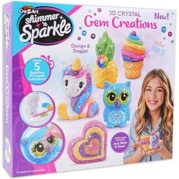 CRA-Z-ART Творчески комплект Cra-Z-Art - Декорирай с 3D кристали (65588)