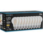 Mexen Vintis 10x LED крушка с нажежаема жичка E27, A60, 8W, Топла - 2700K, 1055 lm, прозрачна (L150-E27-0827-00x10)