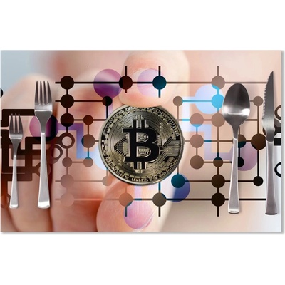 Sablio Prestieranie Bitcoin 40x30cm