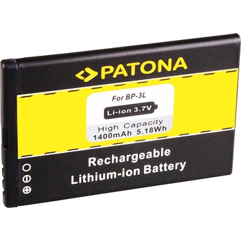 PATONA Батерия за Nokia Lumia 610 / Lumia 610C / Lumia 710, BP-3L, 1400 mAh (3043)
