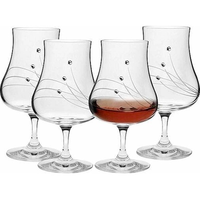 Celebration Crystals Classic poháre na rum 4 x 220 ml