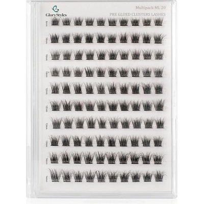 GloryStyles Samolepící řasy ML20-B multipack