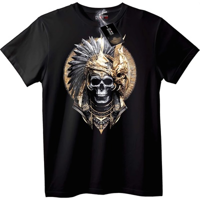 NOONEBRAND Тениска Височайши Череп с Корона - XS, Black