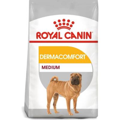 Royal Canin CCN Medium Dermacomfort 12 кг суха храна за възрастни кучета от средни породи с чувствителна кожа, склонна към раздразнения