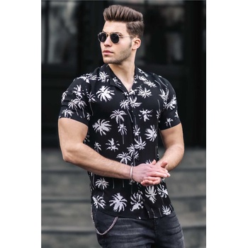 Madmext Мъжка риза 4924 - Черна 290773 (290773_Черно)