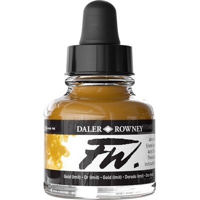 Daler Rowney FW Акрилно мастило Gold Imitation 29, 5 ml 1 бр (160029701)