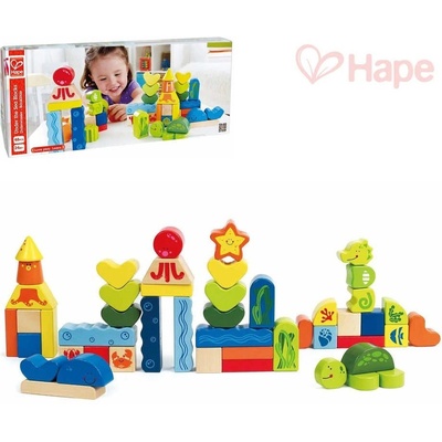 Hape Drevené kocky podmorský svet