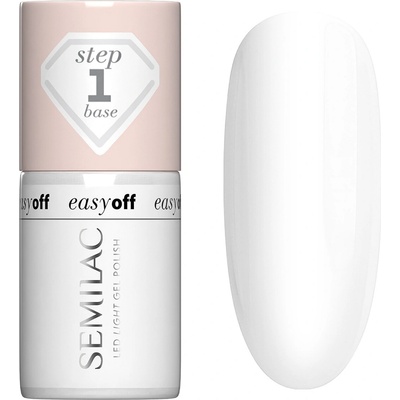 Semilac EASY OFF gel lak BASE LED LIGHT 7 ml