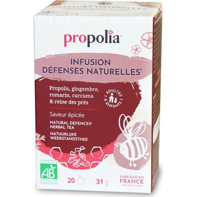 Propolia Organic Natural Defences Herbal Tea 20 čajových sáčků