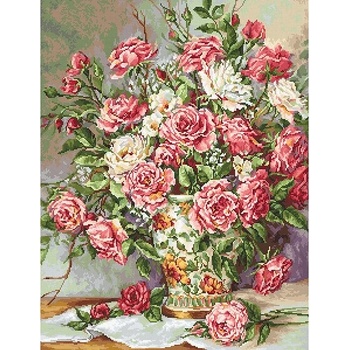 Image 1 of Luca-S Букет за принцеса - гоблен със схема Кръстат бод (aida 18 каунта)