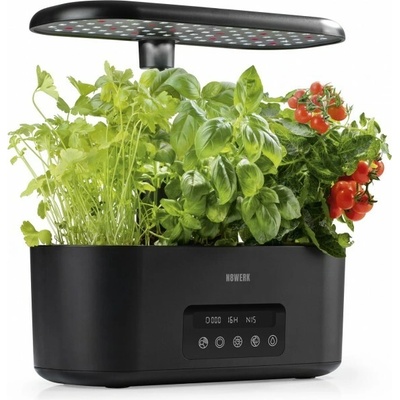 N8werk Hydroponický kvetináč Smart Garden 36x16x47 cm čierna 03083