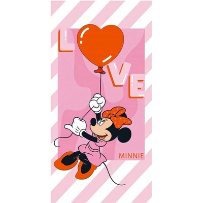 Aymax Osuška Minnie Mouse Love 70 x 140 cm