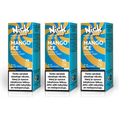 Nick SW MANGO ICE 10 ml 16 mg 3 ks