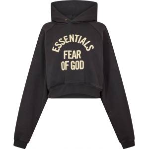Fear of god essentials Суичър FEAR OF GOD ESSENTIALS Women's Overhead Hoodie - Black