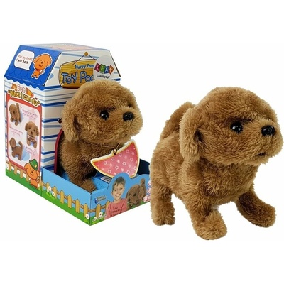 mamido Interaktívne plyšák psík hnedý