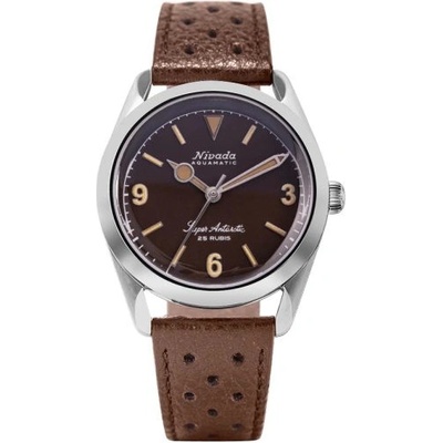 Nivada Grenchen Super Antarctic 3.6.9 Tropical - Brown Racing strap