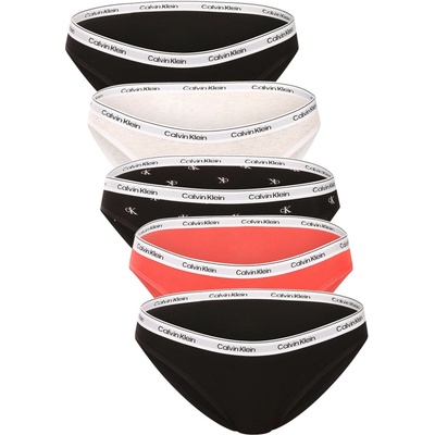 Calvin Klein 5PACK dámske nohavičky viacfarebné (QD5208E 3IX)