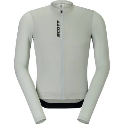 Scott Мъжка фланелка с дълъг ръкав за колоездене Scott Jersey Pro L/S Cycling jersey - Spray Grey - размер XXL (056-4070-0215)