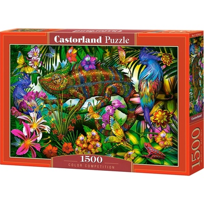 Castorland Soutěž barevzelený chameleon 1500 dílků – Hledejceny.cz
