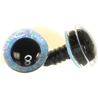 Oči třpytivé ledové 18 mm