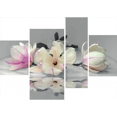 Bondecor 4dielna súprava obrazov Flora 70 x 100 cm
