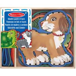 Melissa & Doug дървени мъниста животни (6074564)