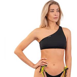 NEBBIA One Shoulder Bandeau 448 bikini top - Black (Black)