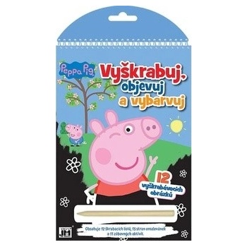 Vyškrabuj objavuj vyfarbuj Peppa Pig