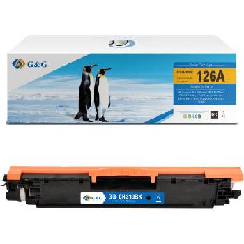 Compatible Тонер касета за HP CE310A /126A/ - Canon CRG-729BK - Black NT-CH310FBK - G&G (NT-CH310FBK)