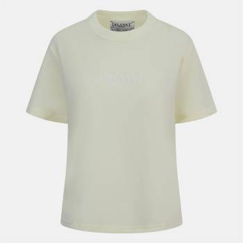 Blank Essentials Дамска тениска Blank Essentials Blank E Core Puff Print T-Shirt Ladies - Celstial Yellow