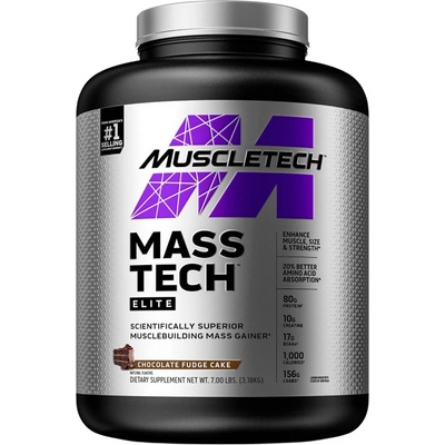 MuscleTech Mass Tech | Elite [3180 грама] Шоколадов фъдж