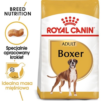 Royal Canin Boxer Adult 12 кг суха храна за възрастни кучета от породата боксер