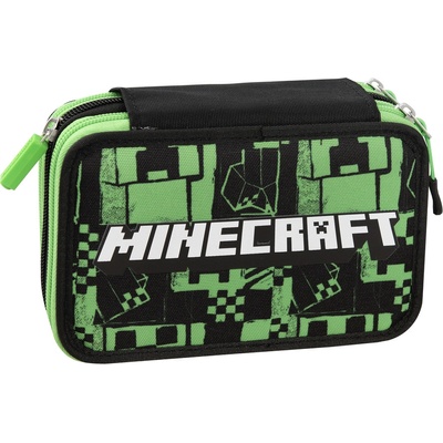 Minecraft Ученически несесер Minecraft Pixels Green със съдържание (70387)