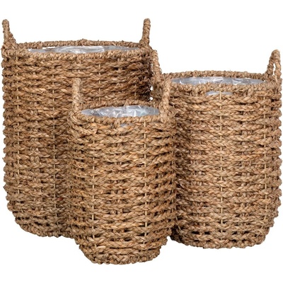 House Nordic Покрития за кашпи в комплект от 3 бр. от морска трева ø 31 cm Hue - House Nordic (4401013)