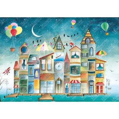 Magnolia - Puzzle Houses I Read - 1 000 piese