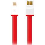 OnePlus Оригинален micro-USB Кабел за Oneplus с Бързо Зареждане 4A 1m, Червен (Bulk) (oneplus/microUSB/Bulk)