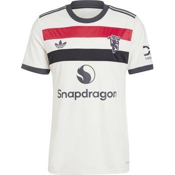 adidas Футболна фланелка Adidas Manchester United Third Shirt 2024 2025 Adults - White