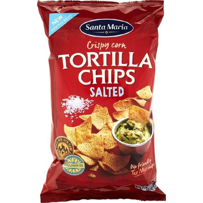 Santa Maria Tortilla chips solené 185 g