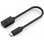 Genius USB Reducer, (3.0), USB C (M) - USB A F, Black, Genius USB 3.0, up to 5Gbps
