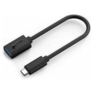Genius USB Reducer, (3.0), USB C (M) - USB A F, Black, Genius USB 3.0, up to 5Gbps