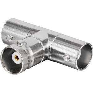DeTech Конектор DeTech, BNC F - 2xBNC F, 10pcs. - 17173 (DE-17173)