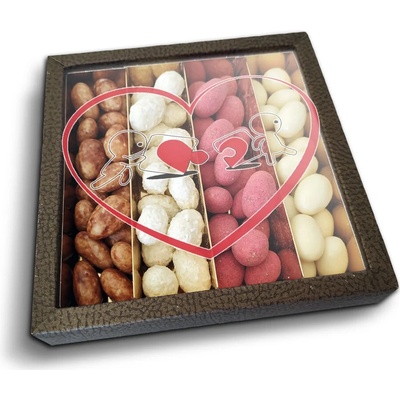 Sablio Mandle v čokoláde Puzzle love 4 x 80 g