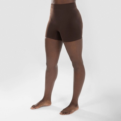 Starever dámské bezešvé kraťasy na moderní tanec čokoládové