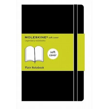 Moleskine srl Moleskine Soft Cover Pocket Plain Notebook Black | Moleskine