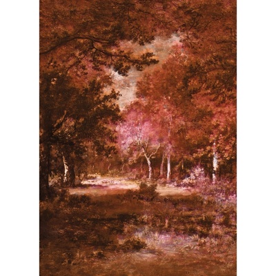 Komar Vliesová fototapeta Autumna Rosso rozměry 200 x 280 cm