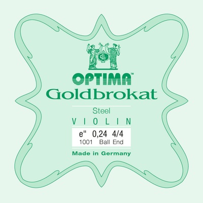 Optima Lenzner Goldbrokat Violine E 0,26 S medium