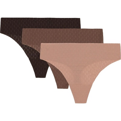 Under Armour Pure Stretch Mesh Thong 3 Pack Toumaline Pink