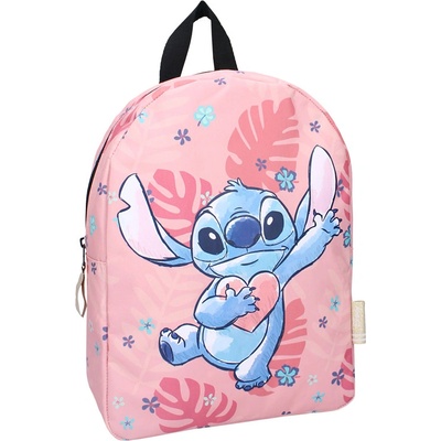 Vadobag Ružový detský ruksak Stitch Style Icons
