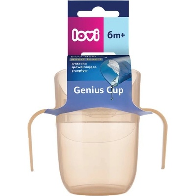 Lovi hrneček tréninkový Genius 150ml Nude – Sleviste.cz